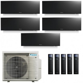 Daikin Penta Split 9+9+9+9+18 Emura 3 Nero 5MXM90A9 FTXJ25AB9 FTXJ25AB9 FTXJ25AB9 FTXJ25AB9 FTXJ50AB9 Condizionatore Daikin