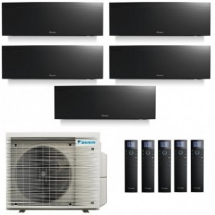 Daikin Penta Split 7+9+9+9+12 Emura 3 Nero 5MXM90A9 FTXJ20AB9 FTXJ25AB9 FTXJ25AB9 FTXJ25AB9 FTXJ35AB9 Condizionatore Daikin