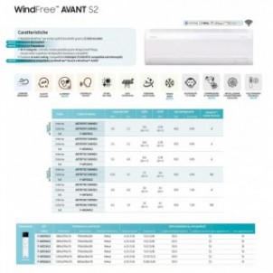 Samsung Mono Split Windfree Avant S2 9000 Btu AR70F09C1AWNEU AR70F09C1AWXEU Condizionatore Bianco WiFi A+++ A++ R-32 Samsung