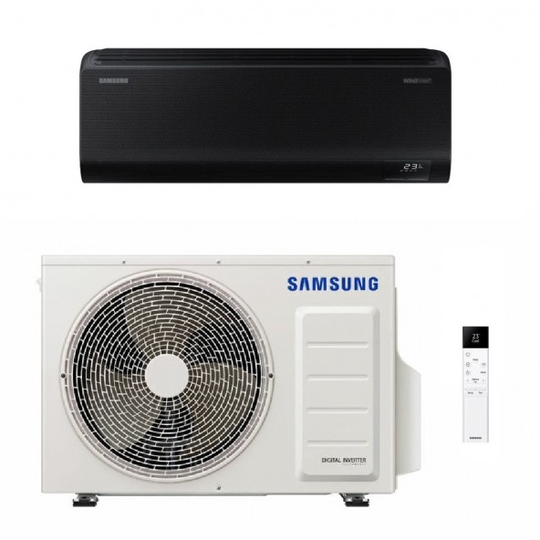 Samsung Mono Split Windfree Black 9000 Btu AR70F09C1ABNEU AR70F09C1AWXEU Condizionatore Nero WiFi A+++ A++ R-32 Samsung