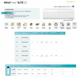 Samsung Mono Split Windfree Elite S2 9000 Btu AR70F09CAAWNEU AR70F09CAAWXEU Condizionatore Bianco WiFi A+++ A+++ R-32 Samsung