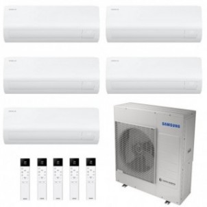 Samsung Penta Split 7+7+7+7+12 Btu Serie Cebu WI-FI S2 AJ100TXJ5KG/EU Condizionatore Bianco WiFi R-32 Samsung