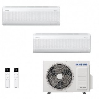 Samsung Dual Split Windfree Avant S2 12000+18000 Btu AJ068TXJ3KG/EU AR70F12C1AWNEU AR70F18C1AWNEU Condizionatore Bianco WiFi ...
