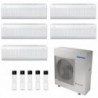 Samsung Penta Split 7+7+7+7+18 Btu Serie Windfree Avant S2 AJ100TXJ5KG/EU Condizionatore Bianco WiFi R-32