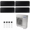 Samsung Quadri Split Windfree Black 7+7+7+12 AJ080TXJ4KG AR70F07C1ABN AR70F07C1ABN AR70F07C1ABN AR70F12C1ABN Condizionatore