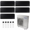 Samsung Penta Split 7+7+7+7+7 Btu Serie Windfree Black AJ100TXJ5KG/EU Condizionatore Nero WiFi R-32