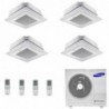 Samsung Quadri Split Cassetta 4 Vie Mini WindFree 7+7+7+9 Btu AJ080TXJ4KG AJ020TNNDKG AJ020TNNDKG AJ020TNNDKG AJ026TNNDKG
