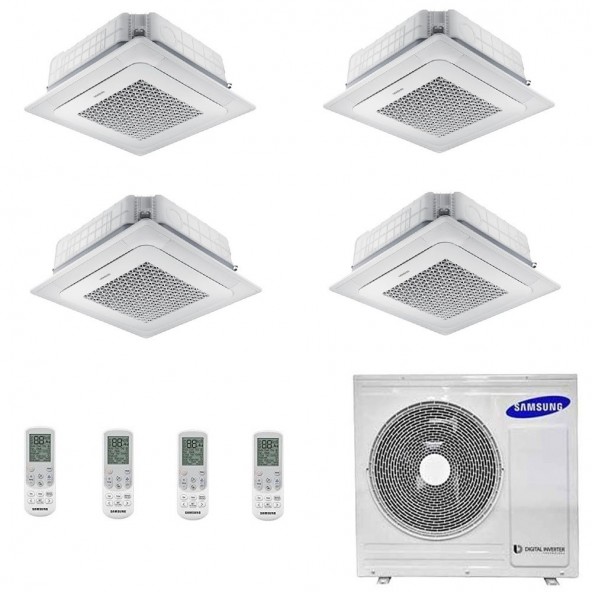 Samsung Quadri Split Cassetta 4 Vie Mini WindFree 9+9+9+9 Btu AJ100TXJ5KG AJ026TNNDKG AJ026TNNDKG AJ026TNNDKG AJ026TNNDKG Sam...