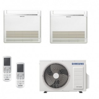 Samsung Dual Split Pavimento Console 9+9 Btu AJ050TXJ2KG AJ026TNJDKG AJ026TNJDKG Condizionatore R-32 Samsung