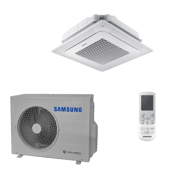 Samsung Mono Split Cassetta 4 Vie Mini WindFree 18000 Btu AC052RNNDKG/EU AC052RXADKG/EU Condizionatore Bianco R-32 Samsung
