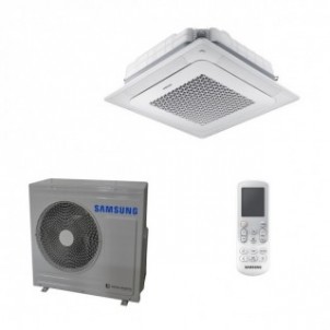 Samsung Mono Split Cassetta 4 Vie Mini WindFree 24000 Btu AC071RNNDKG/EU AC071RXADKG/EU Condizionatore Bianco R-32 Samsung