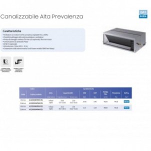 Samsung Mono Split Canalizzabile Alta Prevalenza 68000 Btu 380v AC200KNHPKH/EU AC200KXAPNH/EU T Condizionatore R-410A Samsung