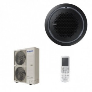 Samsung Mono Split Cassetta 360 34000 Btu 380v AC100RN4PKG/EU AC100RXADNG/EU-T Condizionatore Circolare Nero R-32 Samsung