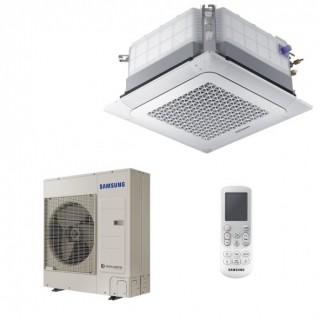 Samsung Mono Split Cassetta 4 Vie WindFree 34000 Btu 380v AC100RN4DKG/EU AC100RXADNG/EU-T Condizionatore Bianco R-32 Samsung