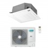 Hisense Mono Split Cassetta 90x90 60000 Btu AUC175UR4RKC8 AUW175U6RW8-T Super Condizionatore Trifase 380 v R-32 WiFi Opz