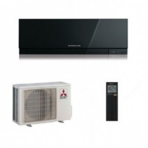 Mitsubishi Mono Split 9000 Btu MSZ-EF25VGK2B MUZ-EF25VG Condizionatore Nero Kirigamine ZEN WiFi A+++ A++ R-32 Mitsubishi