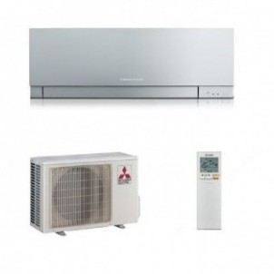 Mitsubishi Mono Split 9000 Btu MSZ-EF25VGK2S MUZ-EF25VG Condizionatore Argento Kirigamine ZEN WiFi A+++ A++ R-32 Mitsubishi