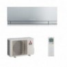 Mitsubishi Mono Split 12000 Btu MSZ-EF35VGK2S MUZ-EF35VG Condizionatore Argento Kirigamine ZEN WiFi A+++ A++ R-32