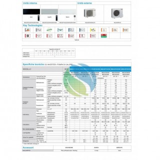 Mitsubishi Mono Split 15000 Btu MSZ-EF42VGK2S MUZ-EF42VG Condizionatore Argento Kirigamine ZEN WiFi A++ A++ R-32 Mitsubishi