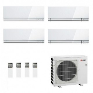 Mitsubishi Quadri Split 7+7+7+7 Condizionatore MXZ-4F72VF4 MSZ-EF22VGK2W MSZ-EF22VGK2W MSZ-EF22VGK2W MSZ-EF22VGK2W Bianco Mit...