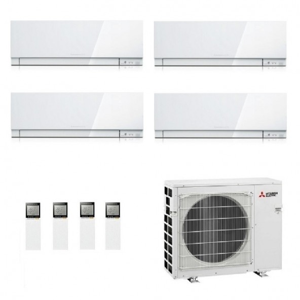 Mitsubishi Quadri Split 7+7+7+7 Condizionatore MXZ-4F72VF4 MSZ-EF22VGK2W MSZ-EF22VGK2W MSZ-EF22VGK2W MSZ-EF22VGK2W Bianco Mit...