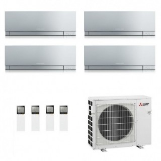Mitsubishi Quadri Split 7+7+7+7 Condizionatore MXZ-4F72VF4 MSZ-EF22VGK2S MSZ-EF22VGK2S MSZ-EF22VGK2S MSZ-EF22VGK2S Argento Mi...
