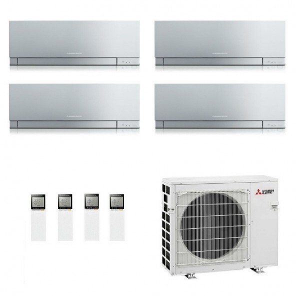 Mitsubishi Quadri Split 7+7+7+7 Condizionatore MXZ-4F72VF4 MSZ-EF22VGK2S MSZ-EF22VGK2S MSZ-EF22VGK2S MSZ-EF22VGK2S Argento Mi...