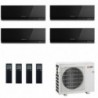 Mitsubishi Quadri Split 7+7+9+9 Condizionatore MXZ-4F72VF4 MSZ-EF22VGK2B MSZ-EF22VGK2B MSZ-EF25VGK2B MSZ-EF25VGK2B Nero