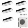 Mitsubishi Penta Split 9+9+9+9+9 Cassetta MLZ-KP MXZ-5F102VF2 Condizionatore R-32 Bianco WiFi Opzionale