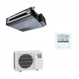 Mitsubishi Mono Split 12000 Btu Canalizzato SEZ-M35DA2 SUZ-M35VA Condizionatore con filo comando SEZ-M WiFi Opzionale A+ A+ R...