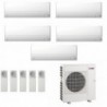 Mitsubishi Penta Split 9+9+9+9+12 Bianco MXZ-5F102VF2 Condizionatore MSZ-BT R-32 WiFi