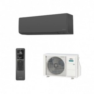 Fujitsu Mono Split 12000 Btu ASEH12KJCALB AOEH12KJCA Condizionatore Nero KJ-B WiFi A+++ A+++ R-32 Fujitsu