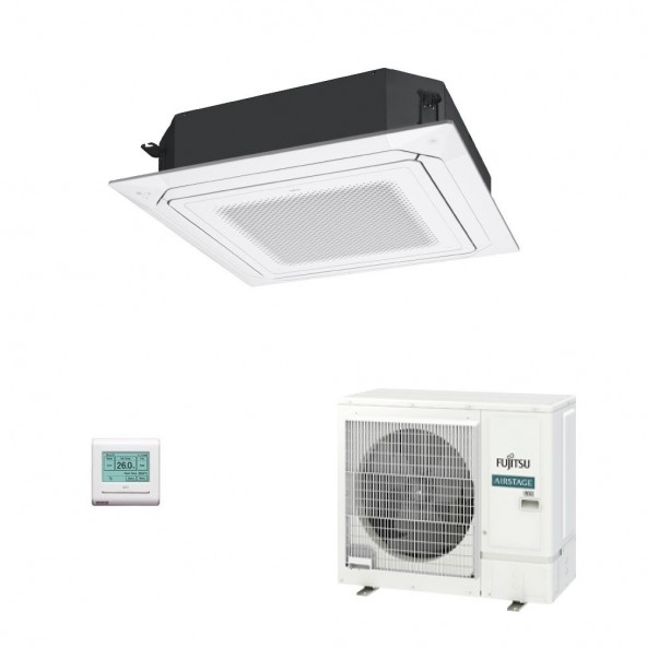 Fujitsu Mono Split Cassetta 36000 Btu AUXG36KRLB AOEG36KRTA Condizionatore Serie KR Circular Flow Bianco R-32 Trifase 380v Fu...