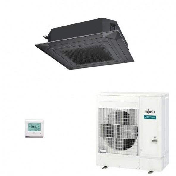 Fujitsu Mono Split Cassetta 45000 Btu AUXG45KRLB AOEG45KATA Condizionatore Serie ECO KR Circular Flow Nero R-32 Monofase 220v...