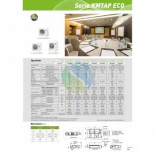 Fujitsu Mono Split Canalizzabile 30000 Btu ARXH30KMTAP AOEG30KATA Condizionatore Serie ECO KMTAP R-32 Monofase 220v Fujitsu