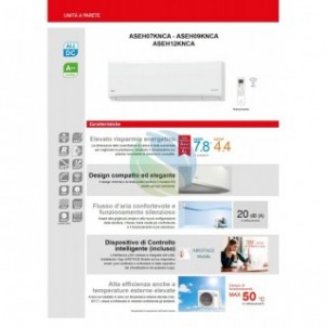 Fujitsu Quadri Split 9+9+9+9 Condizionatore AOEG30KBTA4 ASEH09KNCA ASEH09KNCA ASEH09KNCA ASEH09KNCA KN Bianco R-32 A+++ A++ F...