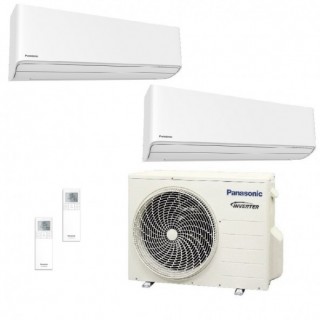 Panasonic Dual Split 9000+9000 Btu CU-2Z35CBE CS-Z25CKEW CS-Z25CKEW Condizionatore Z Etherea Bianco Inverter WiFi R-32 Panasonic