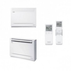 Panasonic Mono Split Pavimento 9000 Btu CS-Z25CFEAW CU-Z25CBEA Condizionatore Console Bianco WiFi A++ A++ R-32 Panasonic