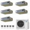 Panasonic Penta Split Canalizzabile Bassa Prevalenza 9+9+9+9+9 CU-5Z90CBE Condizionatore Serie WiFi Opzionale  R-32 A+++ A+