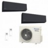 Panasonic Dual Split 9000+12000 Btu CU-2Z35CBE CS-XZ25CKEW-H CS-XZ35CKEW-H Condizionatore Etherea Grigio Grafite WiFi R-32