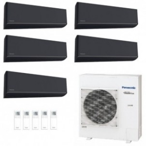 Panasonic Penta Split 7+7+7+7+9 CU-5Z90CBE Condizionatore Serie XZ-H Etherea WiFi Grafite R-32 A+++ A+ Inverter Panasonic