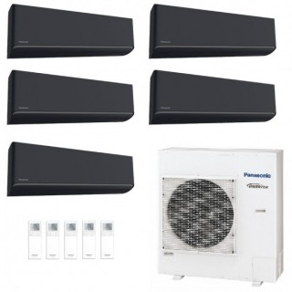 Panasonic Penta Split 9+9+9+9+12 CU-5Z90CBE Condizionatore Serie XZ-H Etherea WiFi Grafite R-32 A+++ A+ Inverter Panasonic