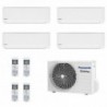 Panasonic Quadri Split 9+9+9+9 CU-4Z68CBE CS-TZ25CKEW CS-TZ25CKEW CS-TZ25CKEW CS-TZ25CKEW Condizionatore TZ Compatta