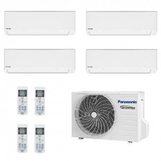 Panasonic Quadri Split 7+7+7+7 CU-4Z80CBE CS-TZ20CKEW CS-TZ20CKEW CS-TZ20CKEW CS-TZ20CKEW Condizionatore TZ Compatta Panasonic