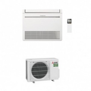 Mitsubishi Mono Split 9000 Btu Pavimento MFZ-KT25VGK SUZ-M25VA Condizionatore Bianco MFZ-KT WiFi A++ A+ R-32 Mitsubishi