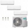 Hisense Trial Split 7+12+18 Btu 3AMW72U4RJC CF20YR4BG CF35MR0BG CF50XS1GG Condizionatore Hi Comfort Bianco WiFi R-32
