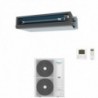 Hisense Mono Split Canalizzato 47600 Btu AUD140UX4REH8 AUW140U6RN8-T HSP Condizionatore 380 v Trifase R-32 WiFi Opz