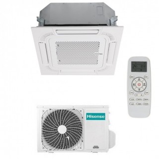 Hisense Mono Split Cassetta 60x60 9000 Btu ACT26UR4RCC8 AUW26U4RS8 Condizionatore Monofase 220 v R-32 WiFi Opz Hisense