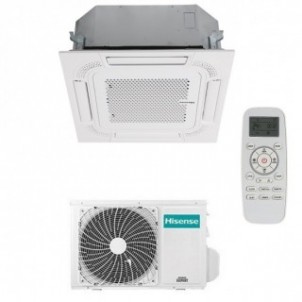 Hisense Mono Split Cassetta 60x60 12000 Btu ACT35UR4RCC8 AUW35U4RS8 Condizionatore Monofase 220 v R-32 WiFi Opz Hisense