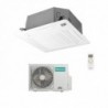Hisense Mono Split Cassetta 90x90 24000 Btu ACT71UR4RJC8 AUW71U4RK8  Condizionatore Monofase 220 v R-32 WiFi Opz